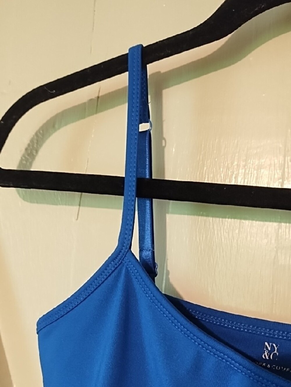 New York & Company Royal Blue Spaghetti Strap Tank Very Nice Small. - Picture 3 of 8